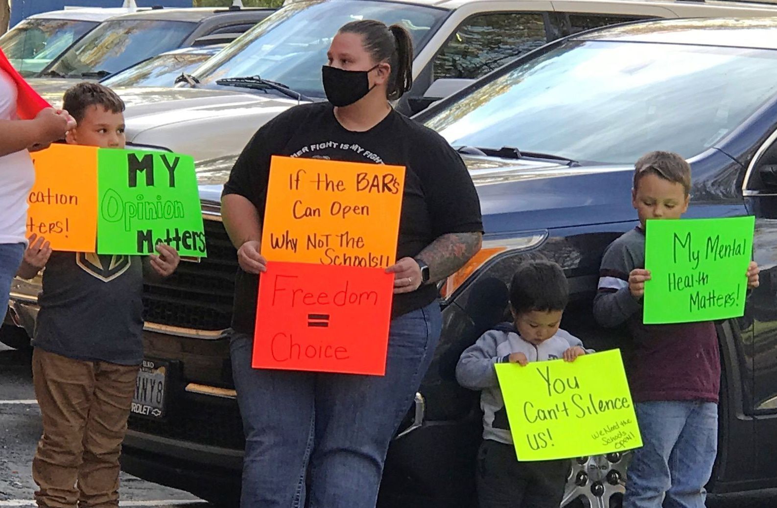 Reopen schools supporters